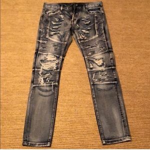 DOPE Distressed Skinny Jeans